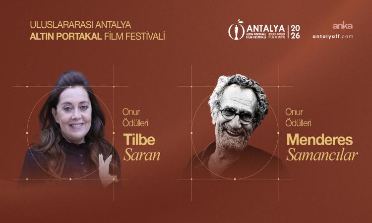 63. Antalya Altın Portakal Film Festivali'nin Onur Ödülleri Tilbe Saran ve Menderes Samancılar'a