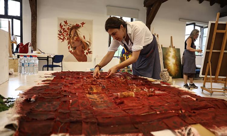 Uluslararası Arnica Art Land Sanat Çalıştayı bu yıl Edirne Kırmızısı'na odaklandı