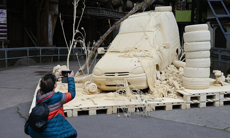 Urban Art Bienali: Pas ve toz Almanya'daki Völklingen demir fabrikasını dönüştürdü